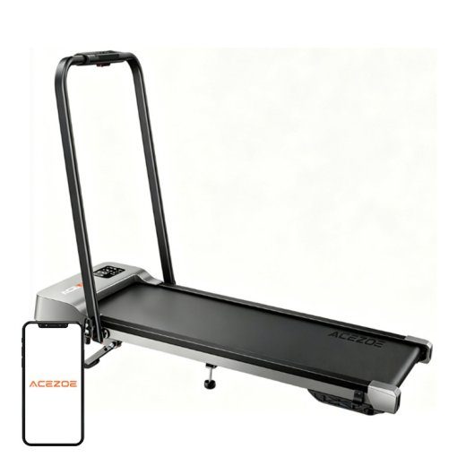 ACEZOE P12 Foldable Electric Treadmill (Black and Gray)