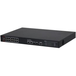 1000Mbps 16-Port PoE Switch with 2G Uplink + 2SFP, Hi-PoE