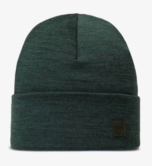 Buff Heavyweight Merino Wool Hat Green