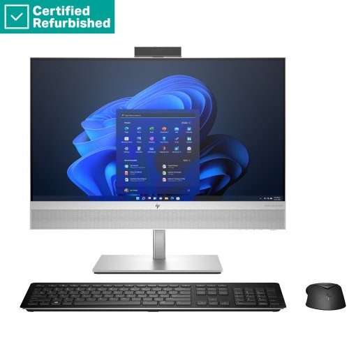 RENEW SIDAMBO HP Elite 840 G9 AIO viskas viename 24 - i7-14700, 16GB, 512GB SSD, 23.8 FHD nepaliesomas AG, aukščiai reguliuojamas, Win 11 Pro, 1 metai