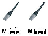 0.5m Black Goobay RJ45 UTP Unshielded Cable