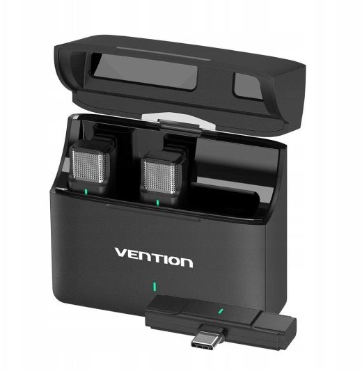 2-Piece Vention USB-C Microphone Set with Charging Case