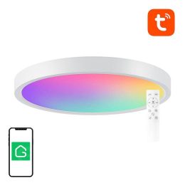 30cm išmanusi lubų lempų WiFi/Bluetooth 16M RGBCW Gosund LB12 1920lm Tuya + nuotolinio valdymo pultas.
