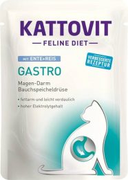 KATTOVIT Feline Diet Gastro Duck with rice - wet cat food - 85g