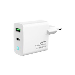 CHARGER USB 20W 2PORT/TA-UC-PDQC20L-W-01 GEMBIRD