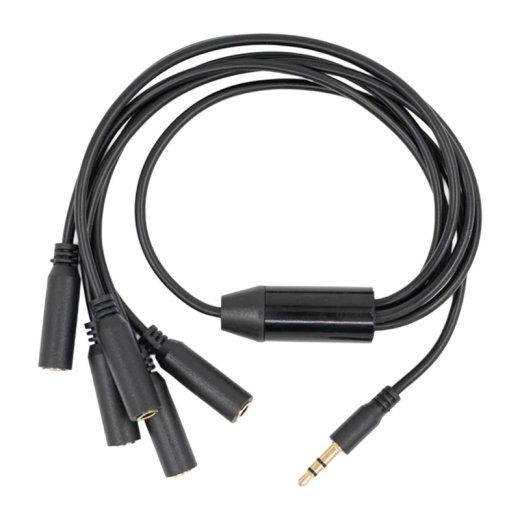 1-to-5 splitter, 3.5mm jack—Shelly accessory for The Pill