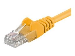 0.25m Yellow Goobay RJ45 UTP Unshielded Cable