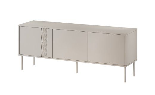 3D RTV cabinet TRESSE 150x40x55 cashmere matt