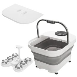 ADLER AD 2182 Foot Hydromassage Bath with Bubbles, Vibration, Infrared Rays, and Rollers